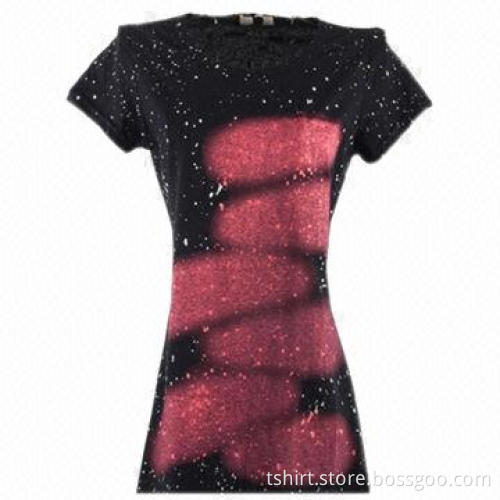 Women's black fashion t-shirts